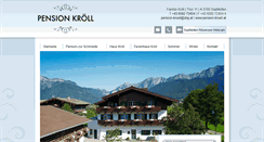 Desktop Screenshot of pension-kroell.at