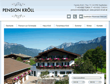 Tablet Screenshot of pension-kroell.at